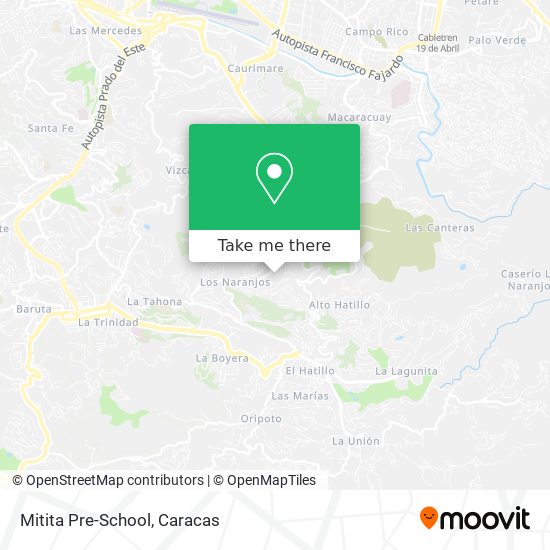 Mapa de Mitita Pre-School