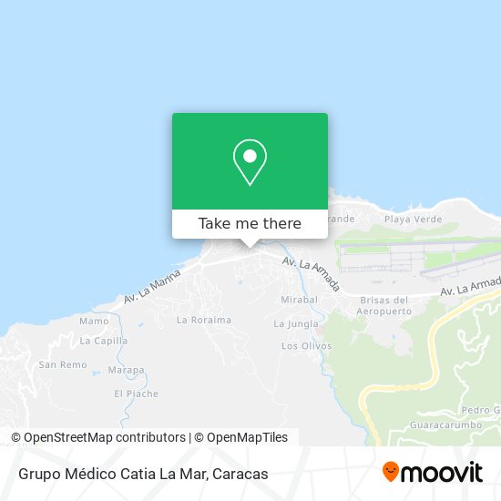 Grupo Médico Catia La Mar map