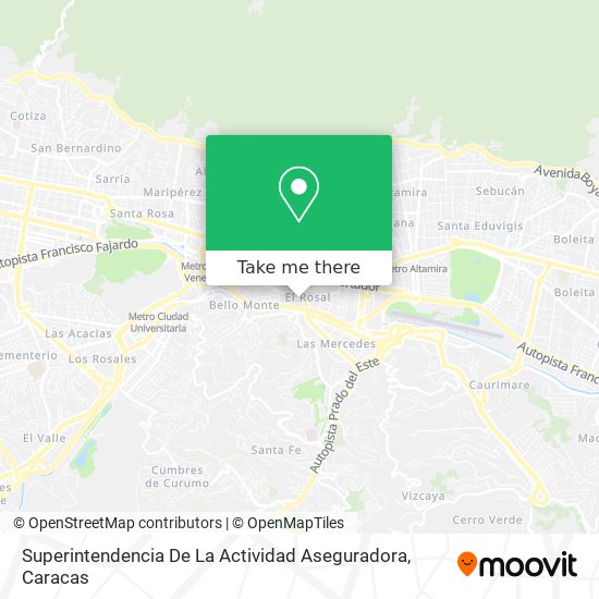 Superintendencia De La Actividad Aseguradora map