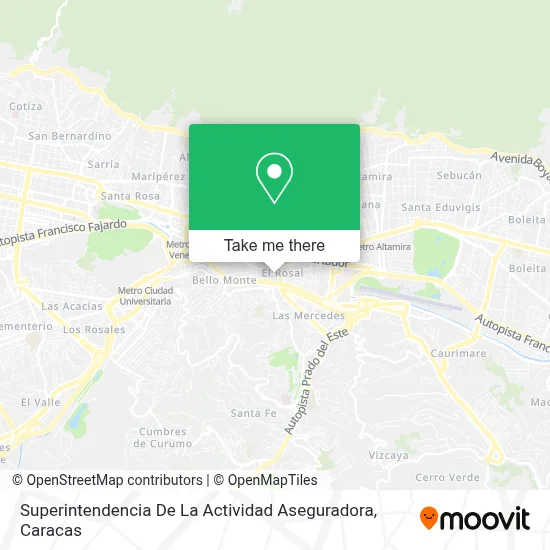 Superintendencia De La Actividad Aseguradora map