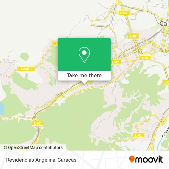 Residencias Angelina map