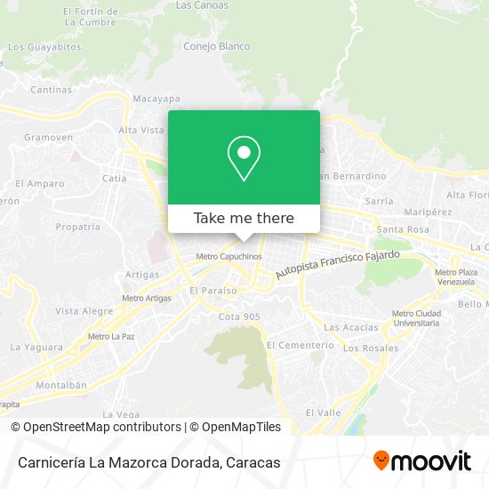 Carnicería La Mazorca Dorada map