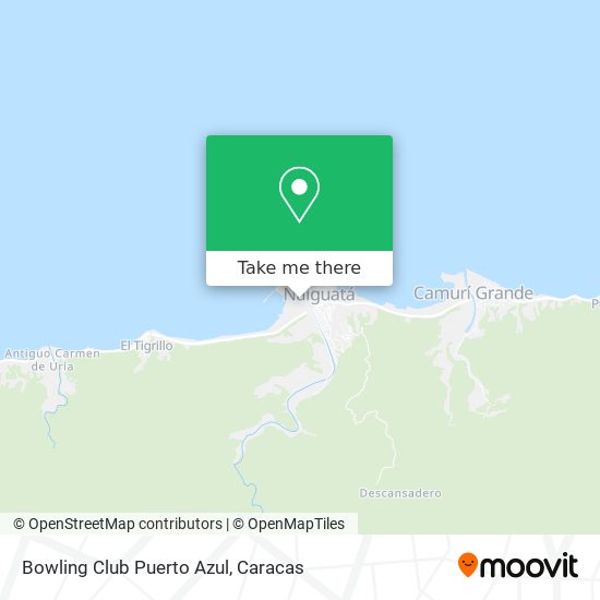 Bowling Club Puerto Azul map
