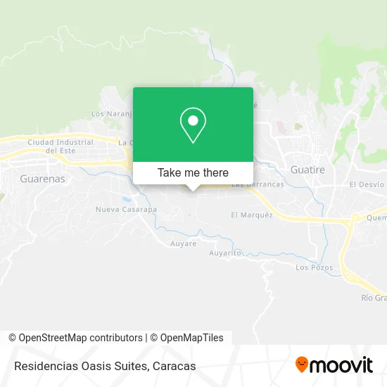 Mapa de Residencias Oasis Suites