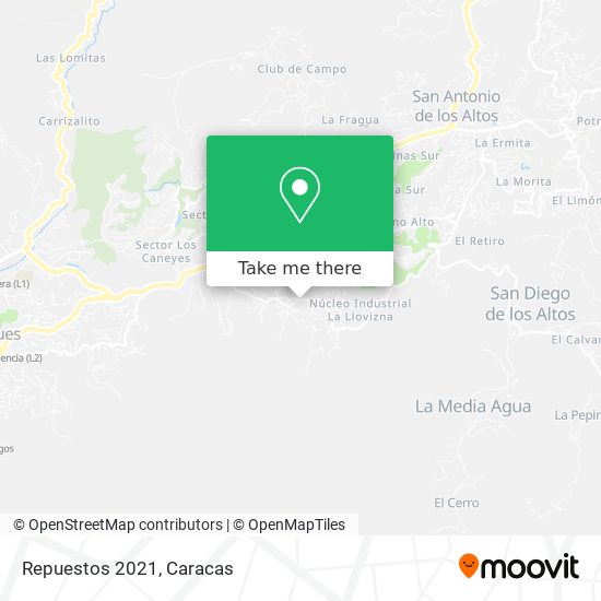 Repuestos  2021 map