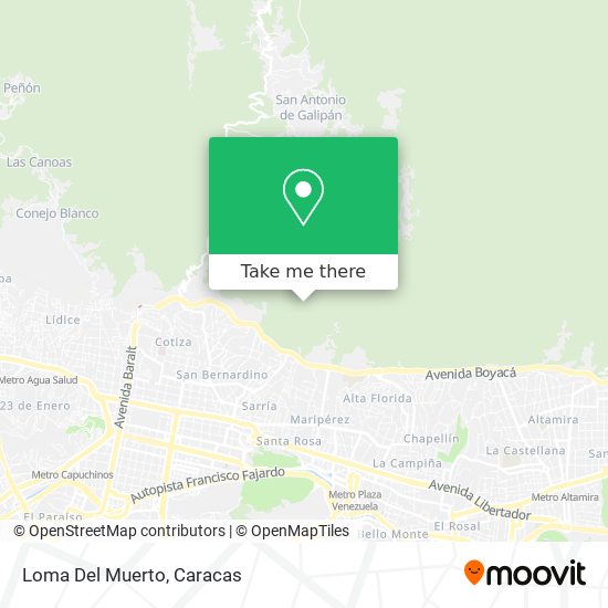 Loma Del Muerto map