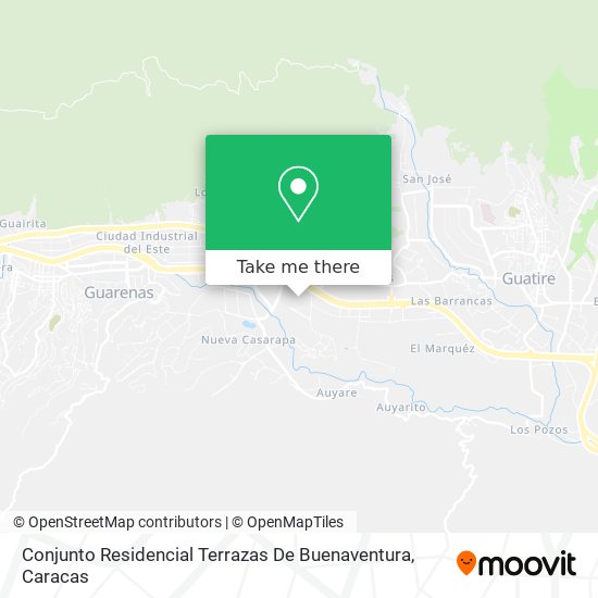 Mapa de Conjunto Residencial Terrazas De Buenaventura
