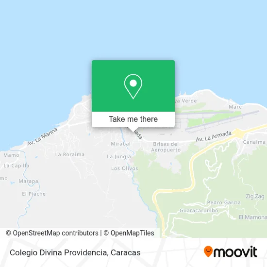 Mapa de Colegio Divina Providencia