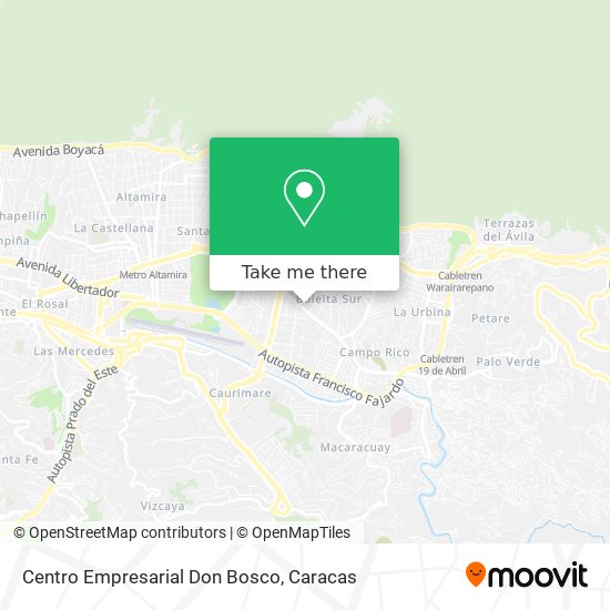 Centro Empresarial Don Bosco map