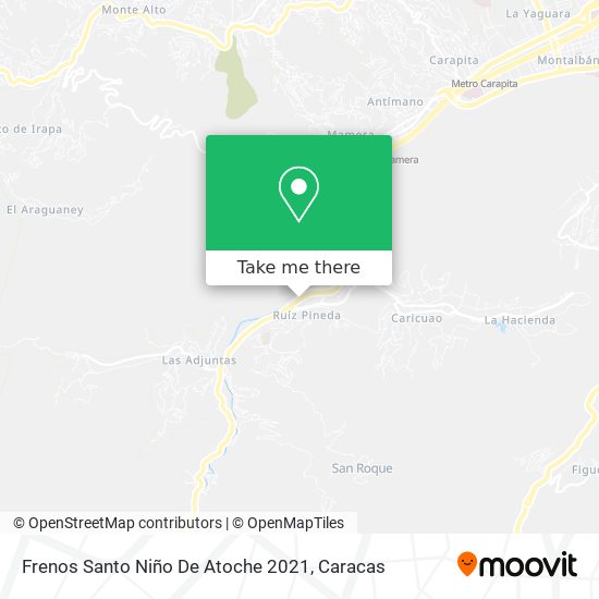 Frenos Santo Niño De Atoche 2021 map