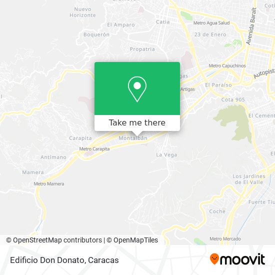 Mapa de Edificio Don Donato