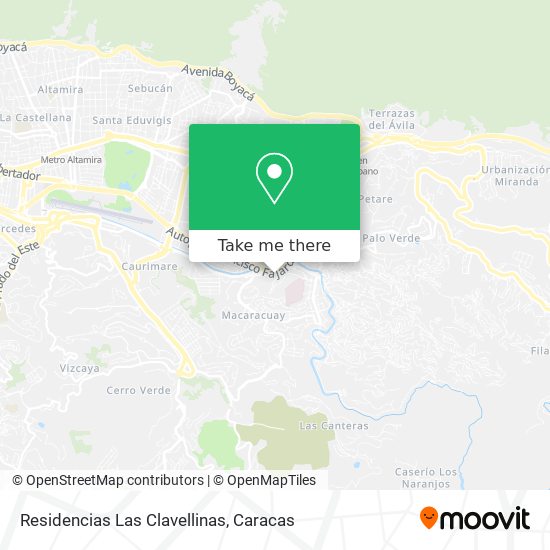 Residencias Las Clavellinas map
