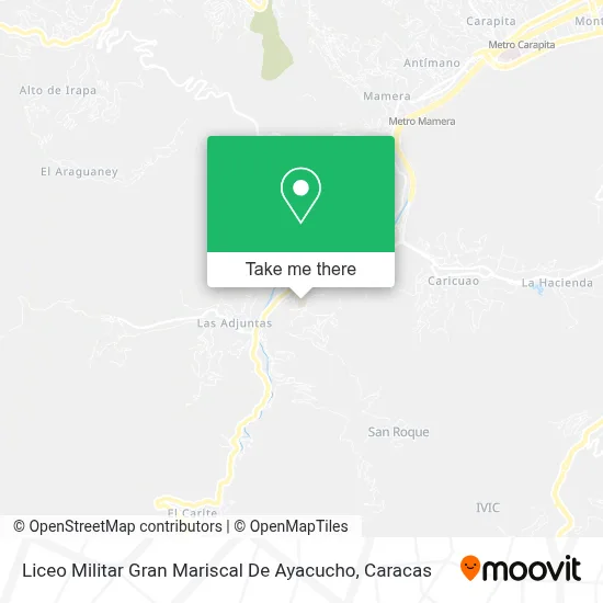 Liceo Militar Gran Mariscal De Ayacucho map