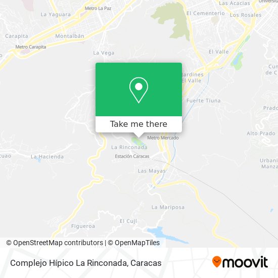 Complejo Hípico La Rinconada map