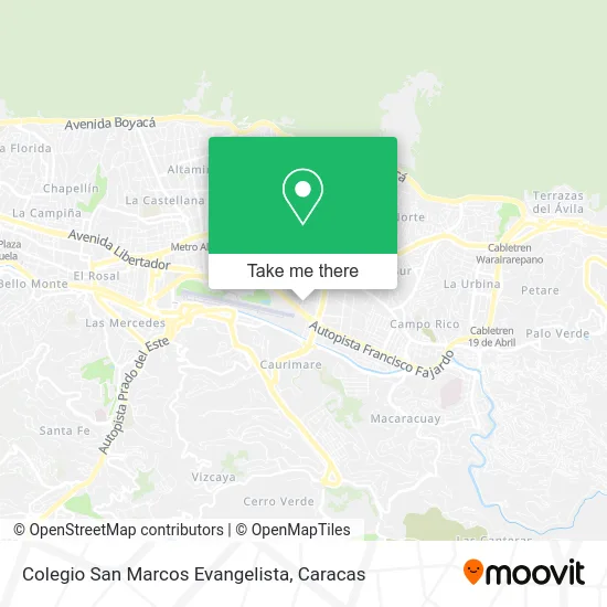 Colegio San Marcos Evangelista map