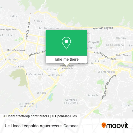 Ue Liceo Leopoldo Aguerrevere map