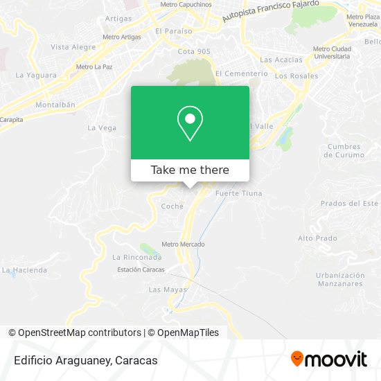 Edificio Araguaney map