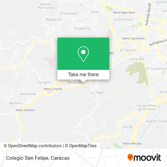 Colegio San Felipe map