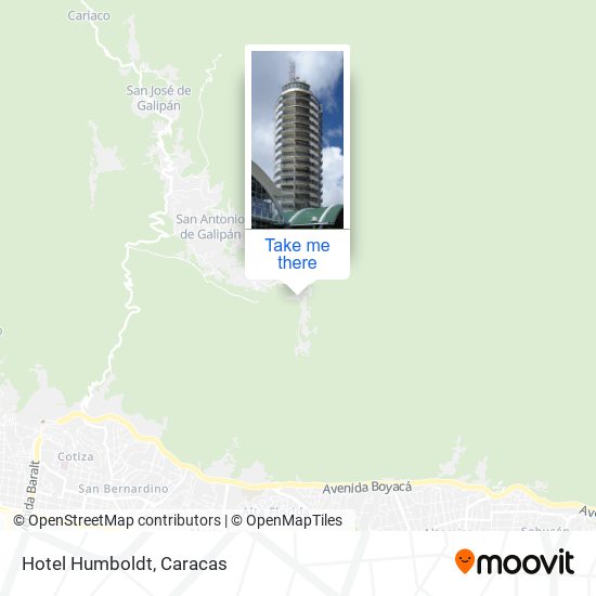 Hotel Humboldt map