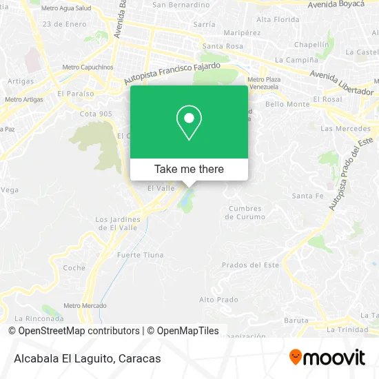 Alcabala El Laguito map