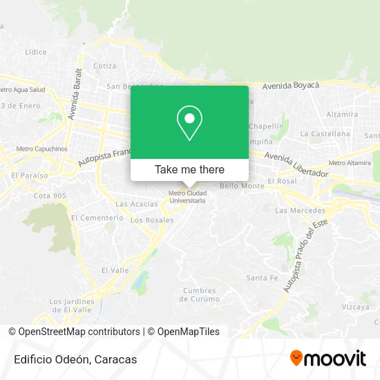 Edificio Odeón map