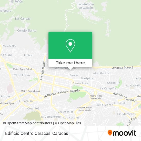 Edificio Centro Caracas map