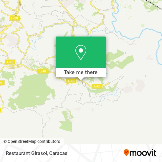 Restaurant Girasol map