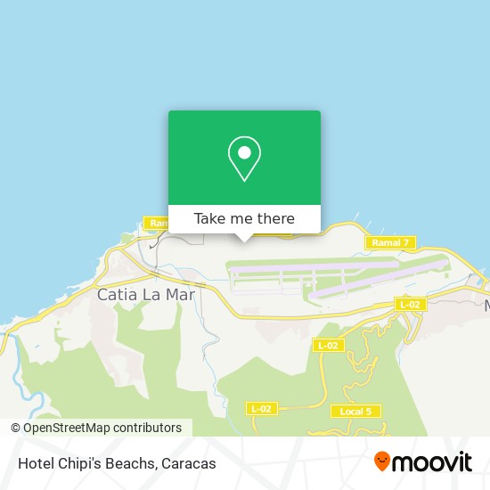 Mapa de Hotel Chipi's Beachs