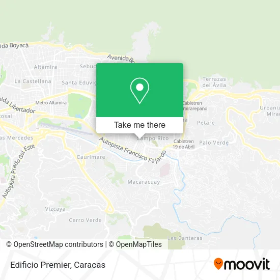 Edificio Premier map