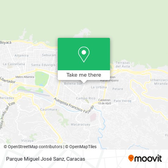 Mapa de Parque Miguel José Sanz