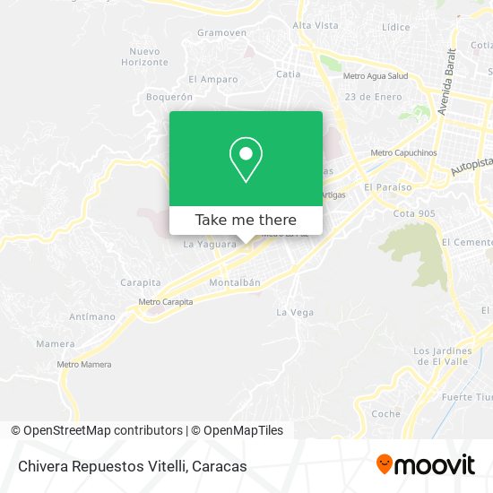 Chivera Repuestos Vitelli map