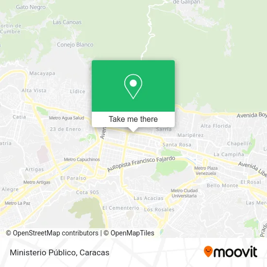 Ministerio Público map