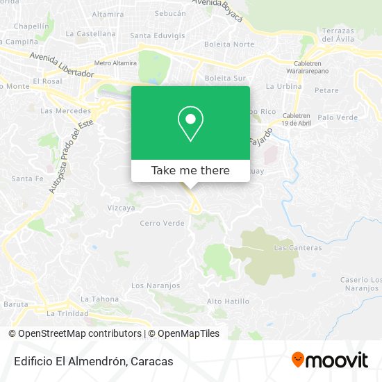 Mapa de Edificio El Almendrón
