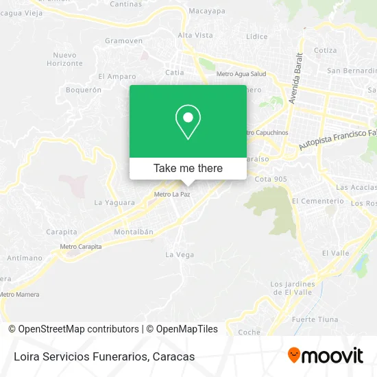 Mapa de Loira Servicios Funerarios