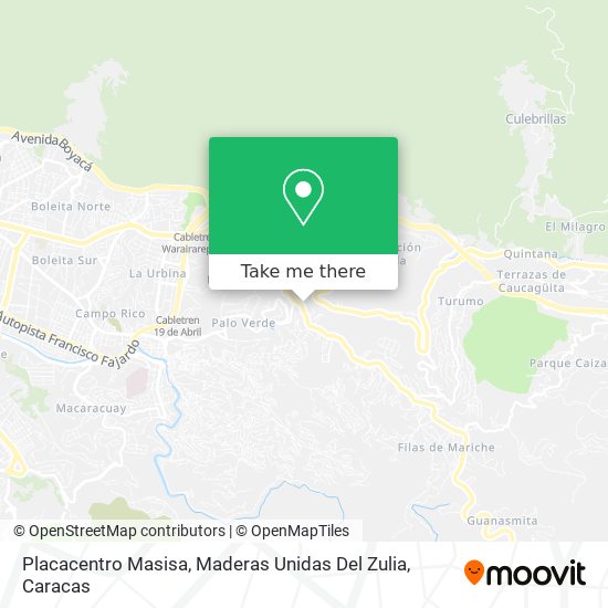 Placacentro Masisa, Maderas Unidas Del Zulia map