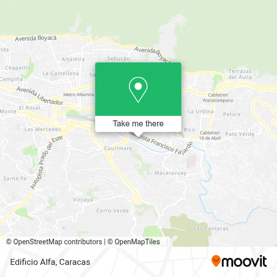 Mapa de Edificio Alfa