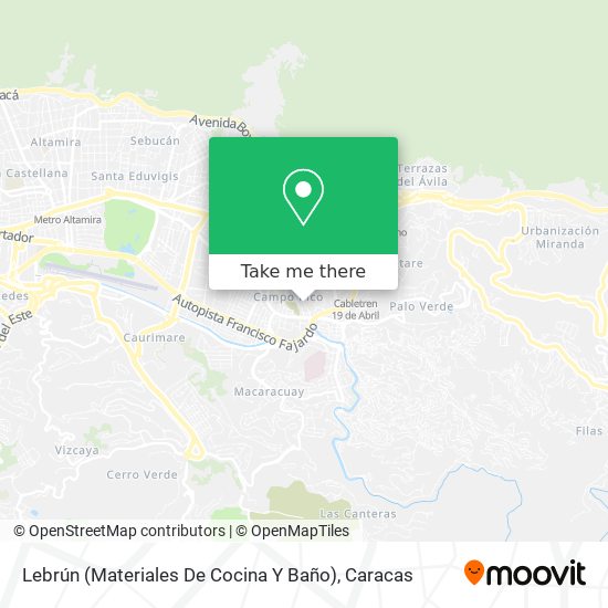 Lebrún (Materiales De Cocina Y Baño) map