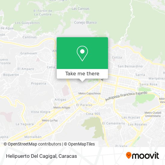 Helipuerto Del Cagigal map