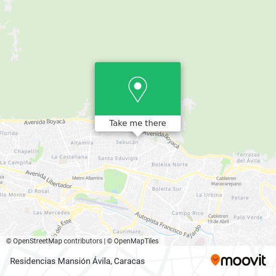 Residencias Mansión Ávila map