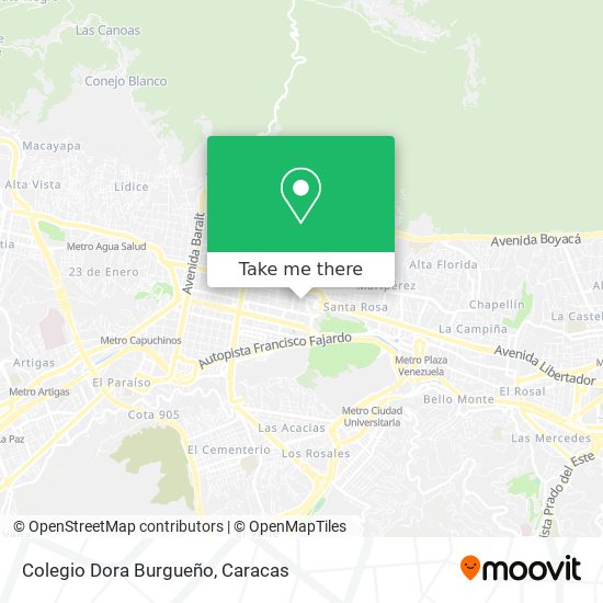 Colegio Dora Burgueño map