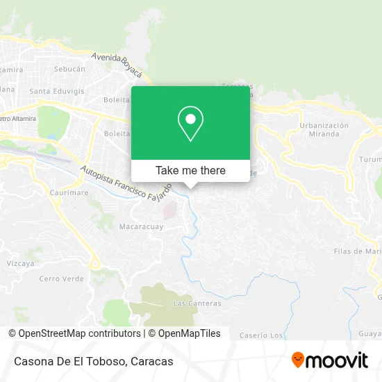 Casona De El Toboso map