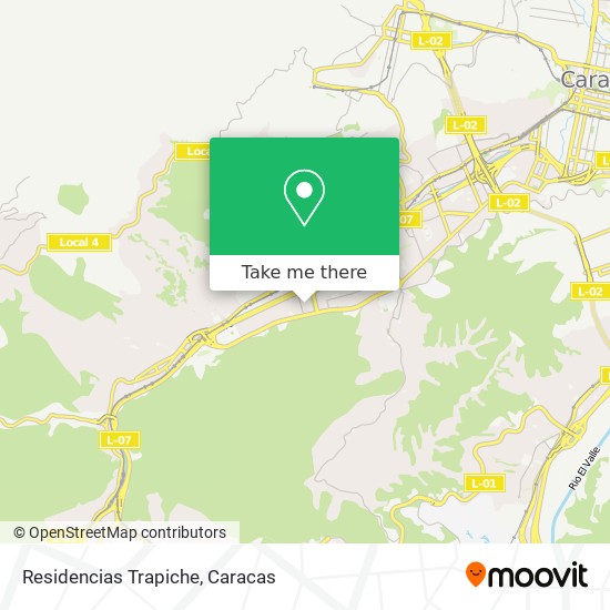 Residencias Trapiche map