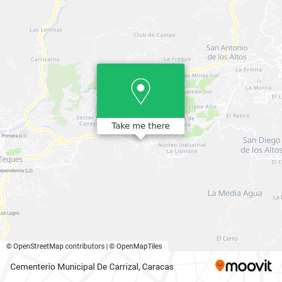 Cementerio Municipal De Carrizal map