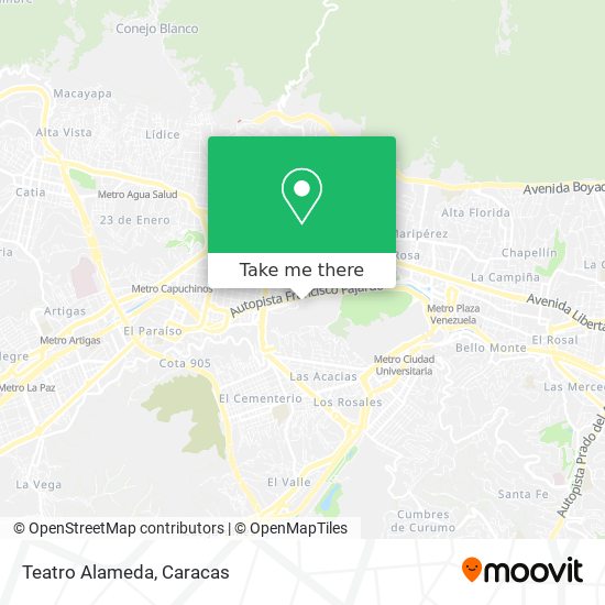 Teatro Alameda map
