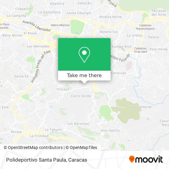 Polideportivo Santa Paula map