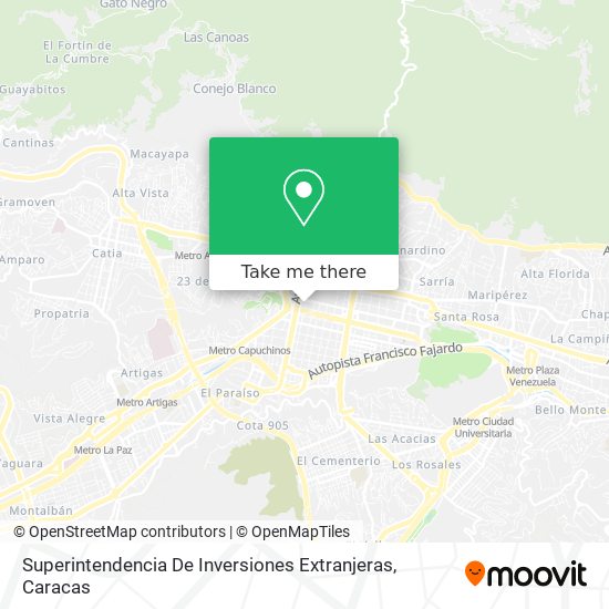 Superintendencia De Inversiones Extranjeras map