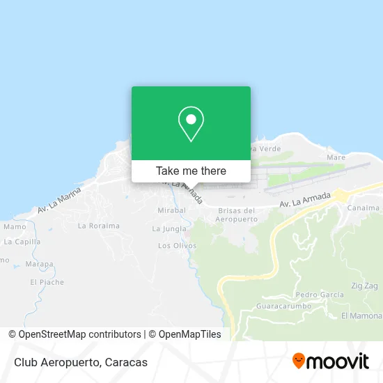 Club Aeropuerto map