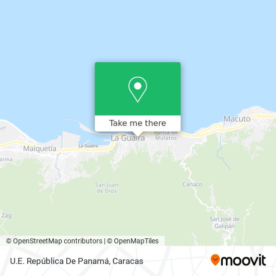 U.E. República De Panamá map