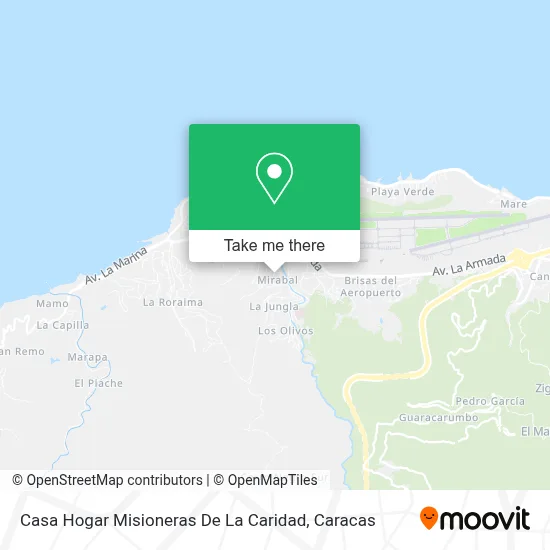Casa Hogar Misioneras De La Caridad map