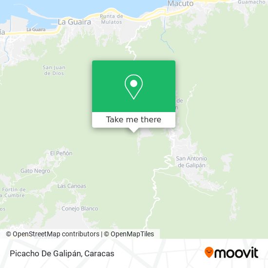 Picacho De Galipán map